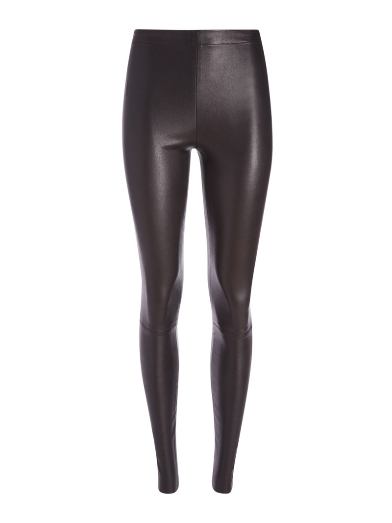 MADDOX SIDE ZIP LEATHER LEGGING 1