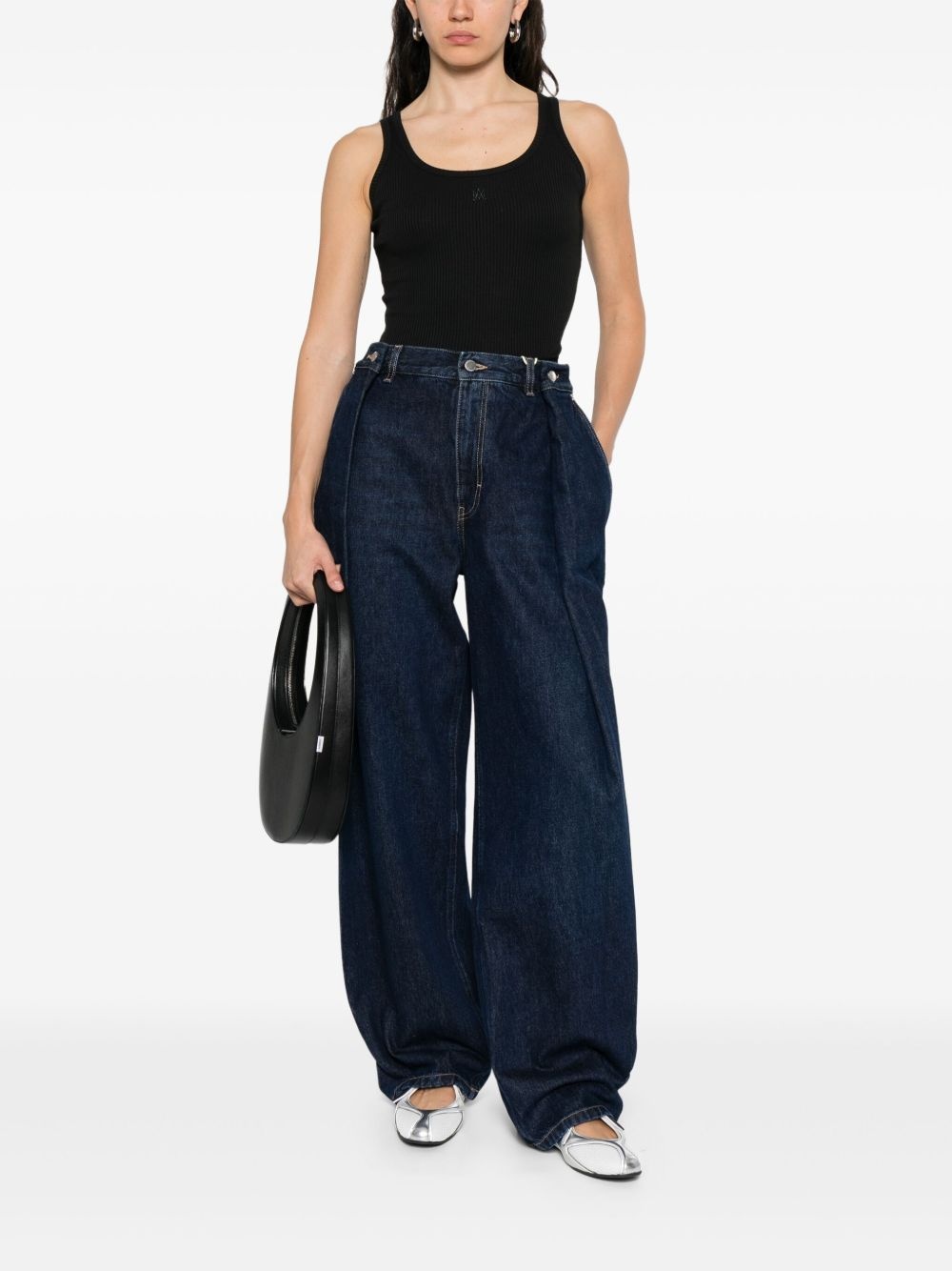 wide-leg jeans - 2