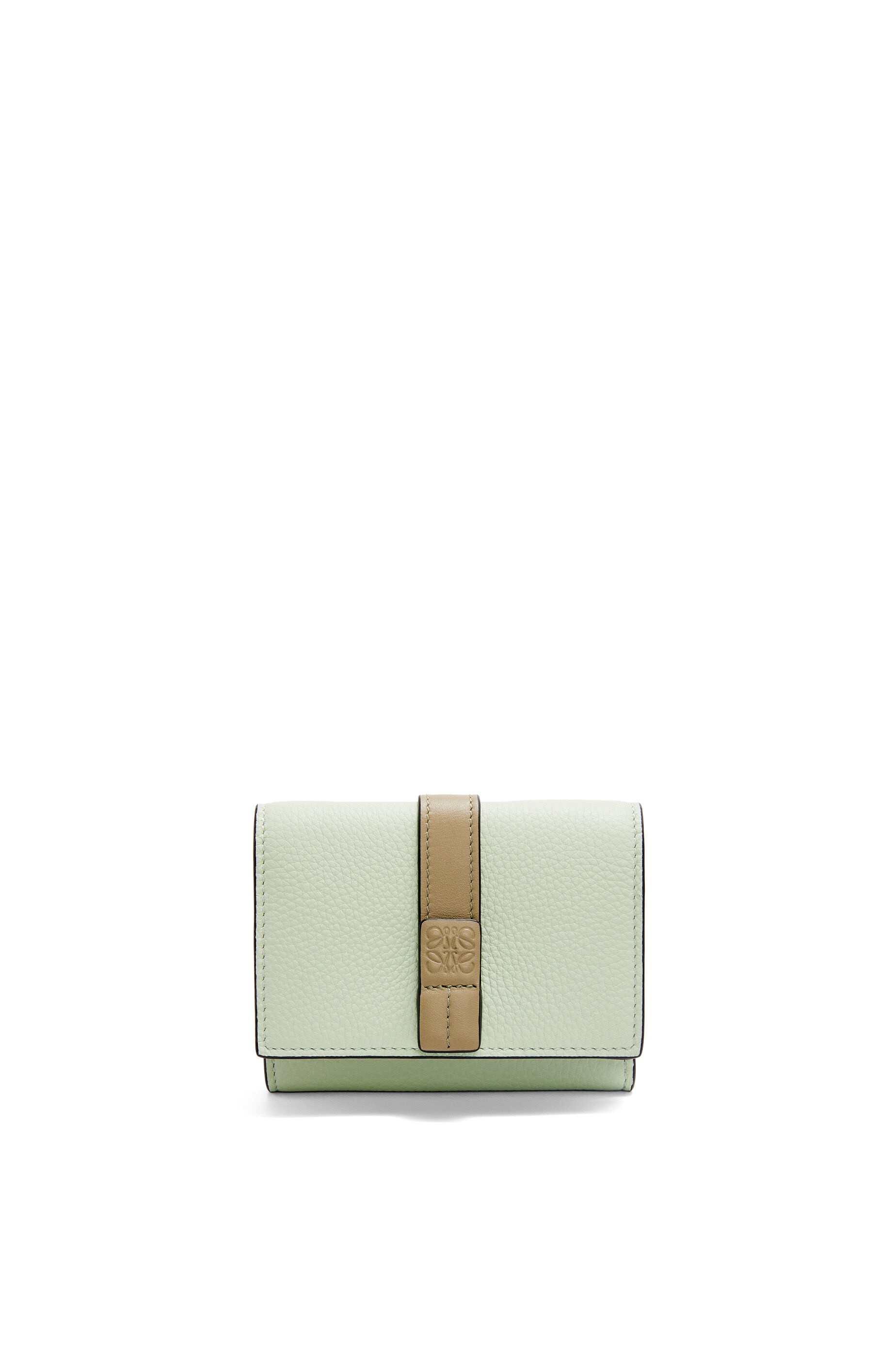 Trifold wallet in soft grained calfskin - 1