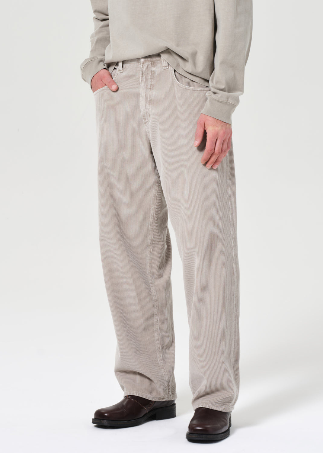 FUSION JEAN (CORDUROY) IN PUMICE - 5