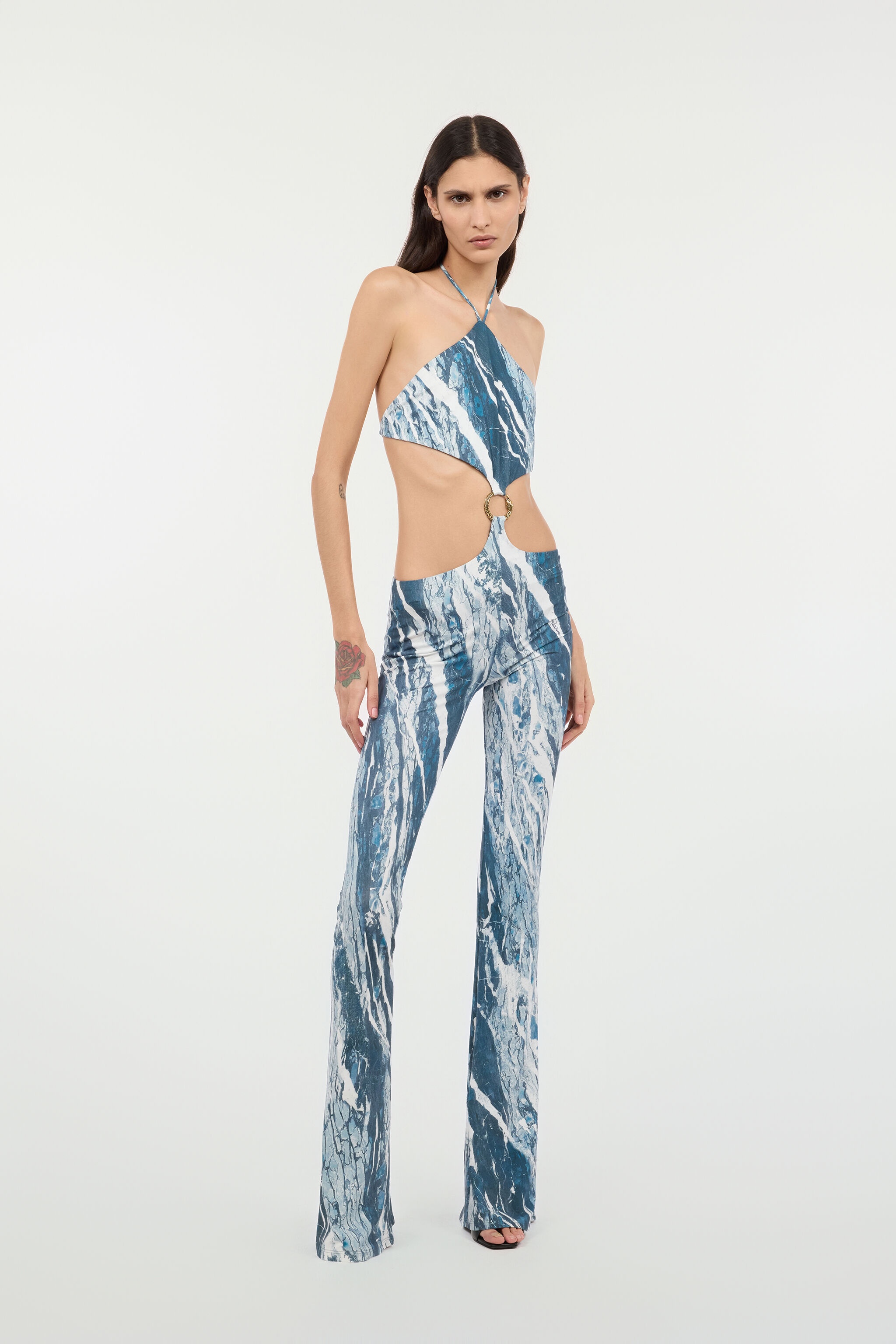 Rubane-Print Jumpsuit - 2