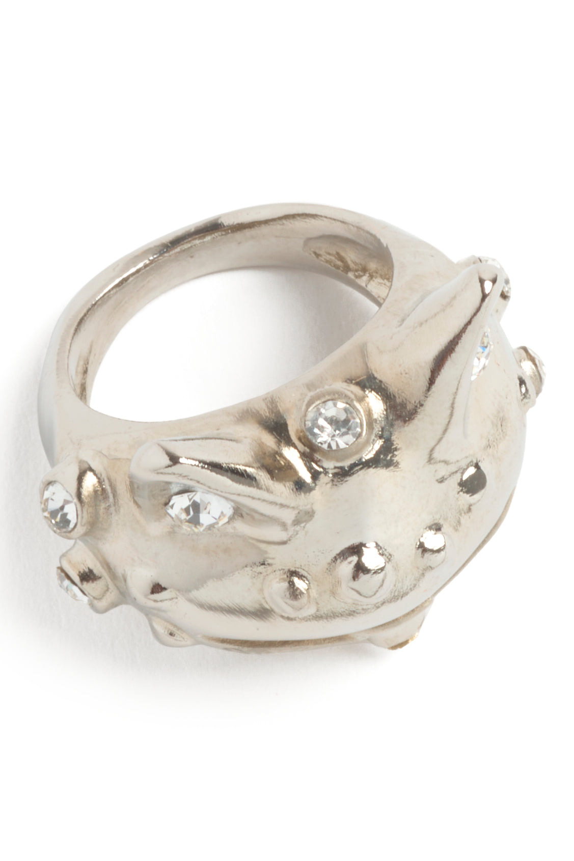 SILVER DRAGON BABY RING - 4