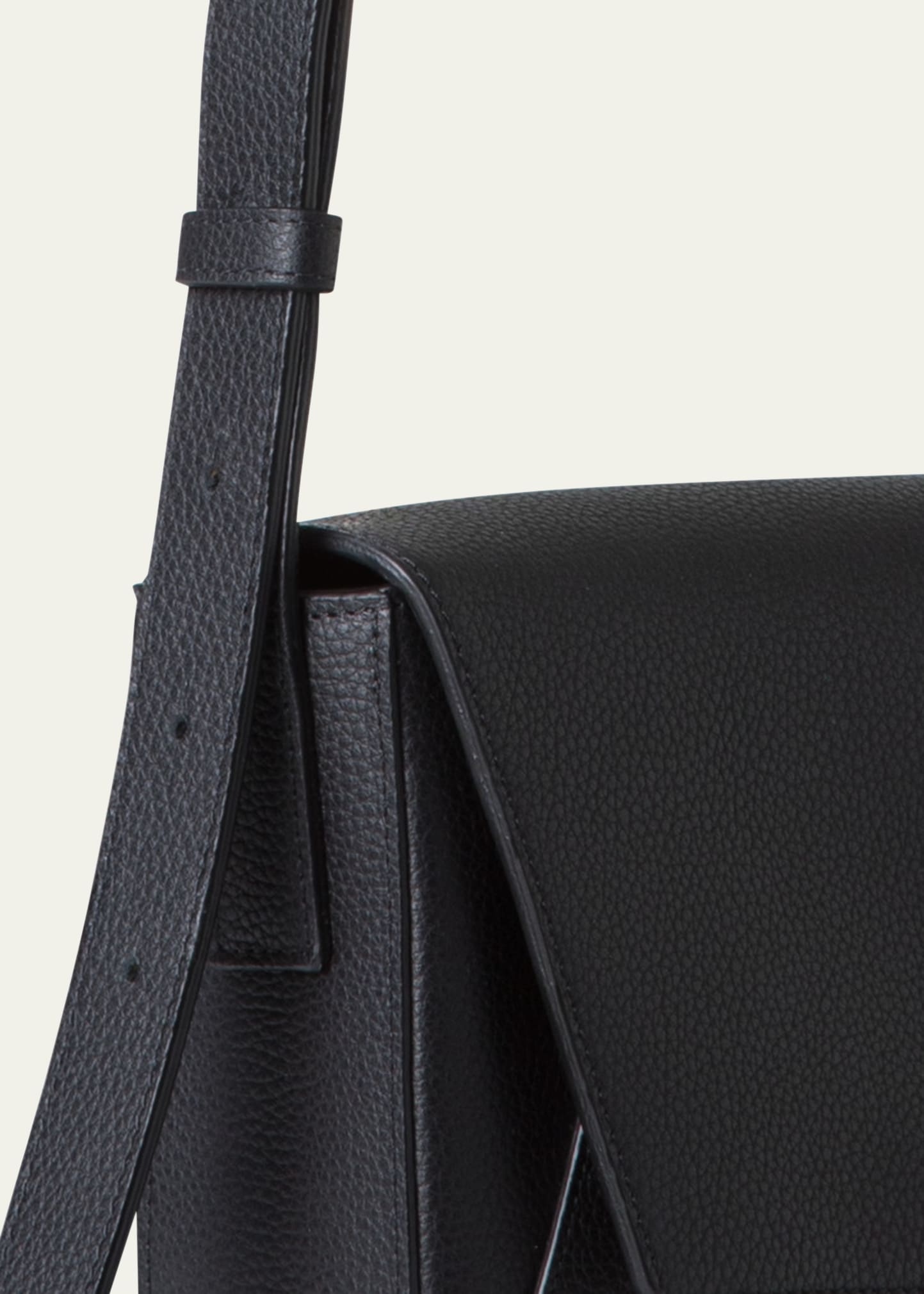 Anouk Lite Flap Leather Crossbody Bag - 3