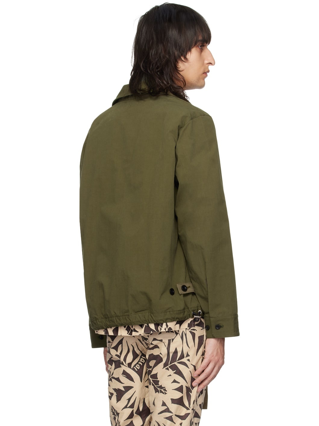 Khaki Layered Jacket - 3