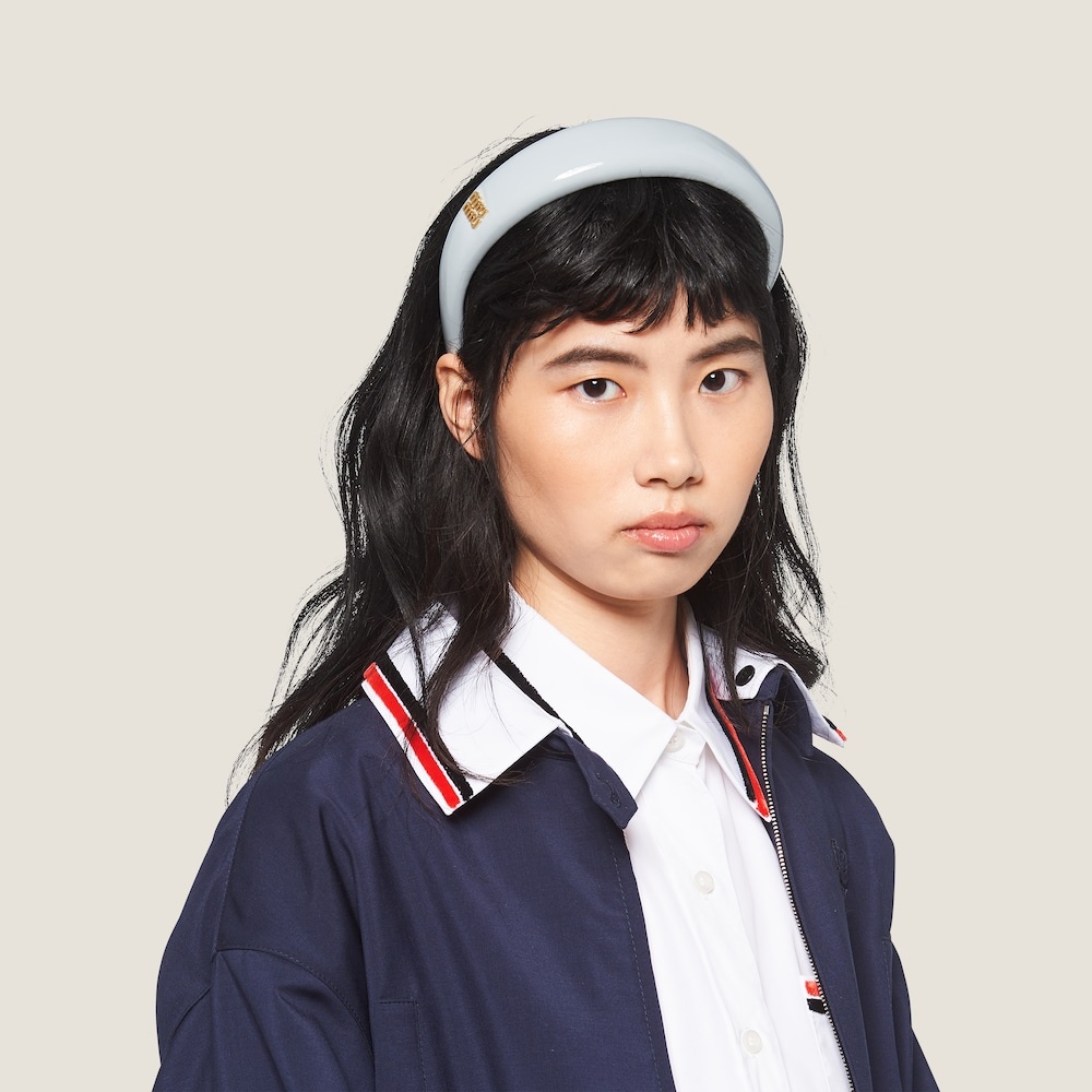Miu Miu Patent leather headband | REVERSIBLE