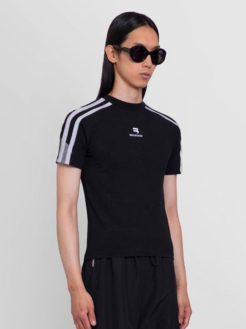 BALENCIAGA BALENCIAGA Sporty B Shrunk T-Shirt Black outlook