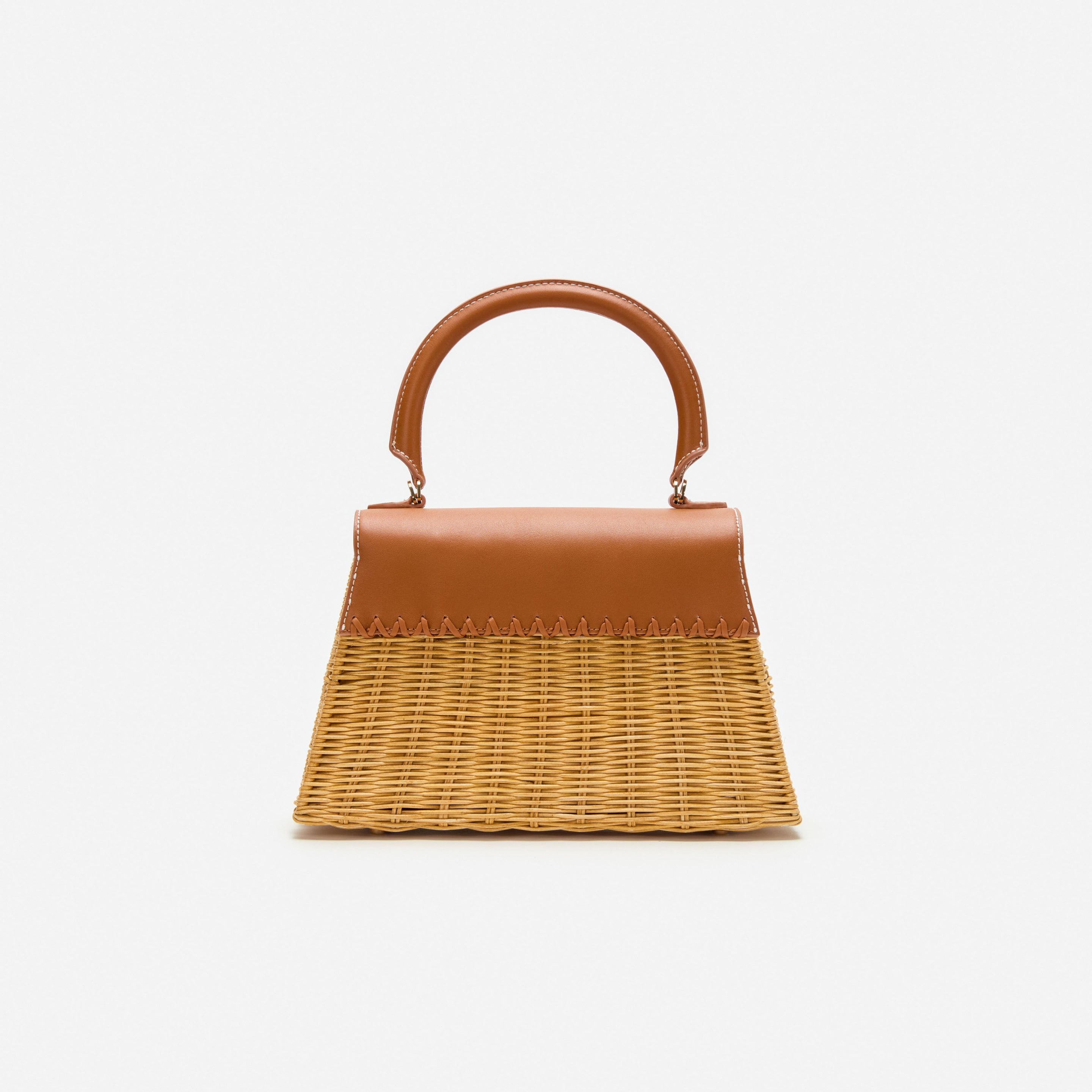 Rattan Mini Bow Bag - 3