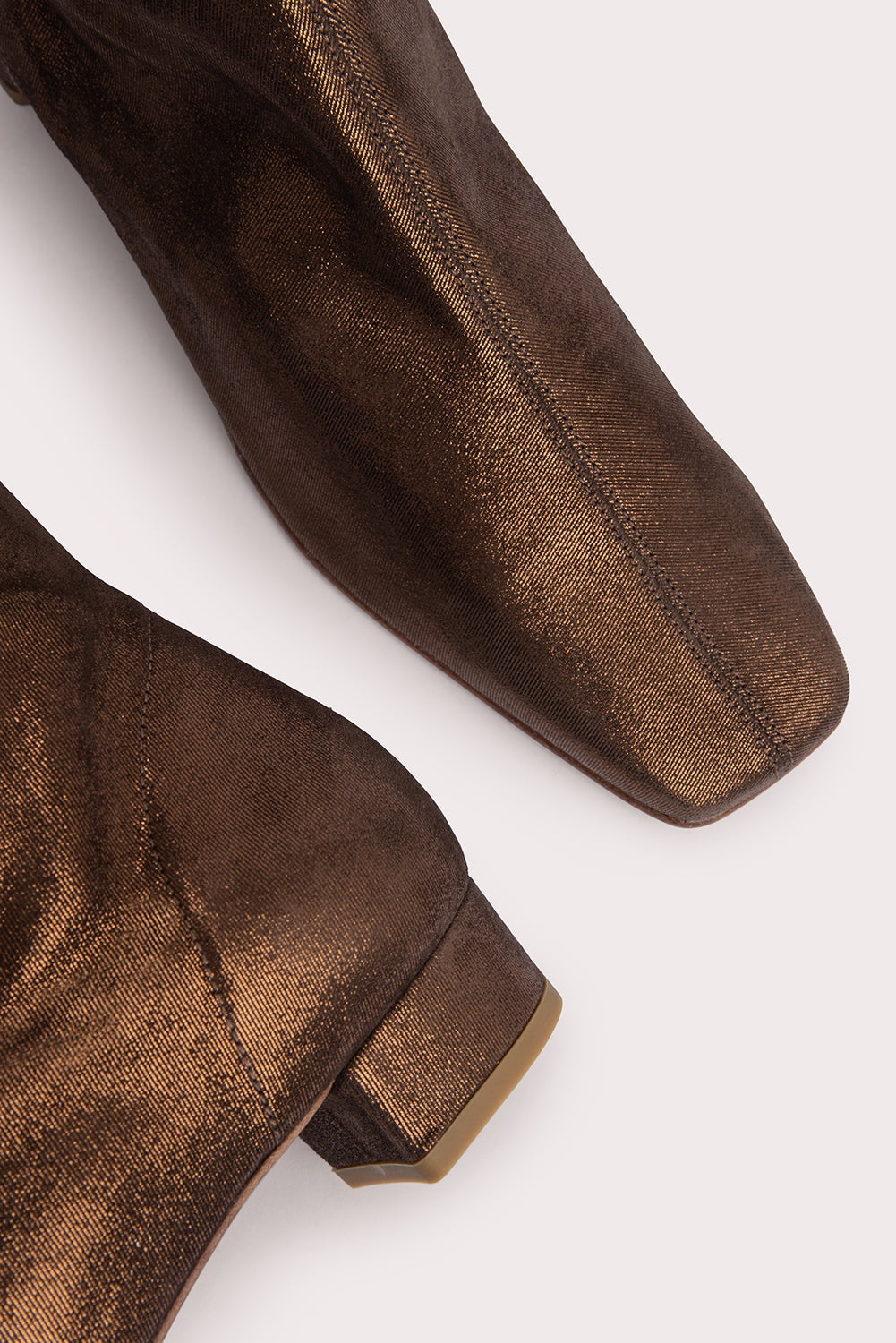 EDIE BEAR JEANS LAME LEATHER - 4