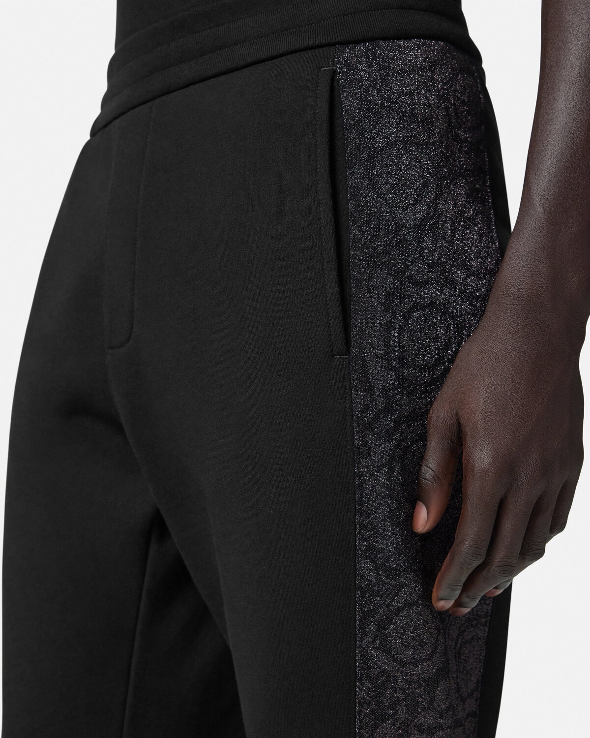 Barocco Jacquard Lurex Sweatpants - 3