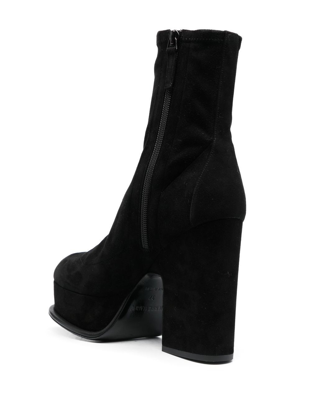suede platform boots - 3