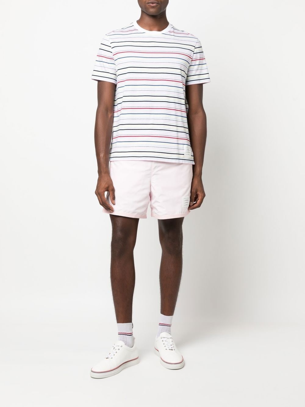 striped short-sleeve T-shirt - 2