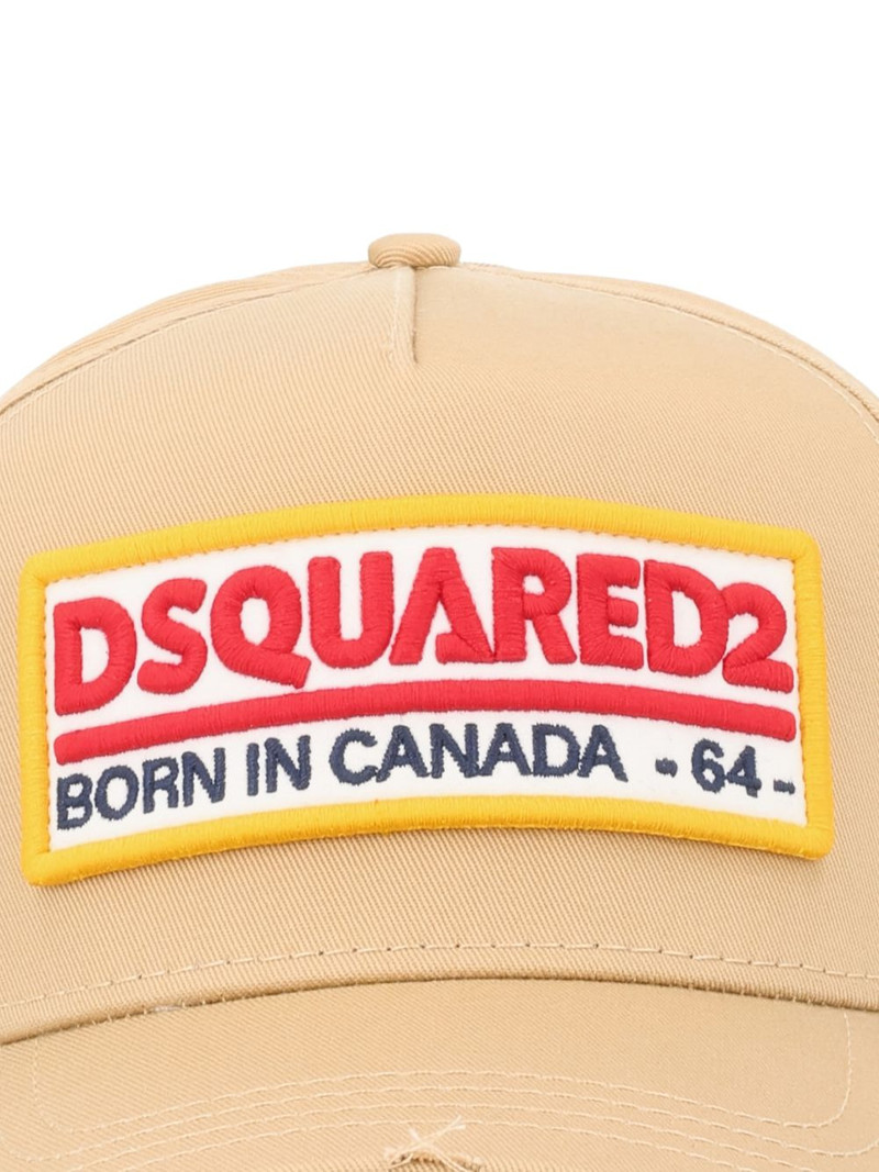 DSQUARED2 logo patch cap outlook