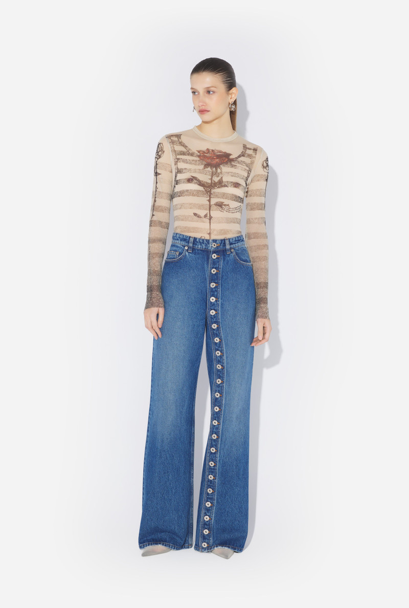 Jean Paul Gaultier THE BUTTONED DENIM JEANS outlook