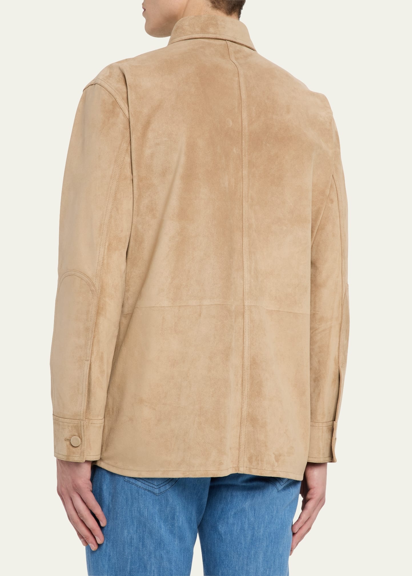 Men's Lucas Suede Overshirt - 3