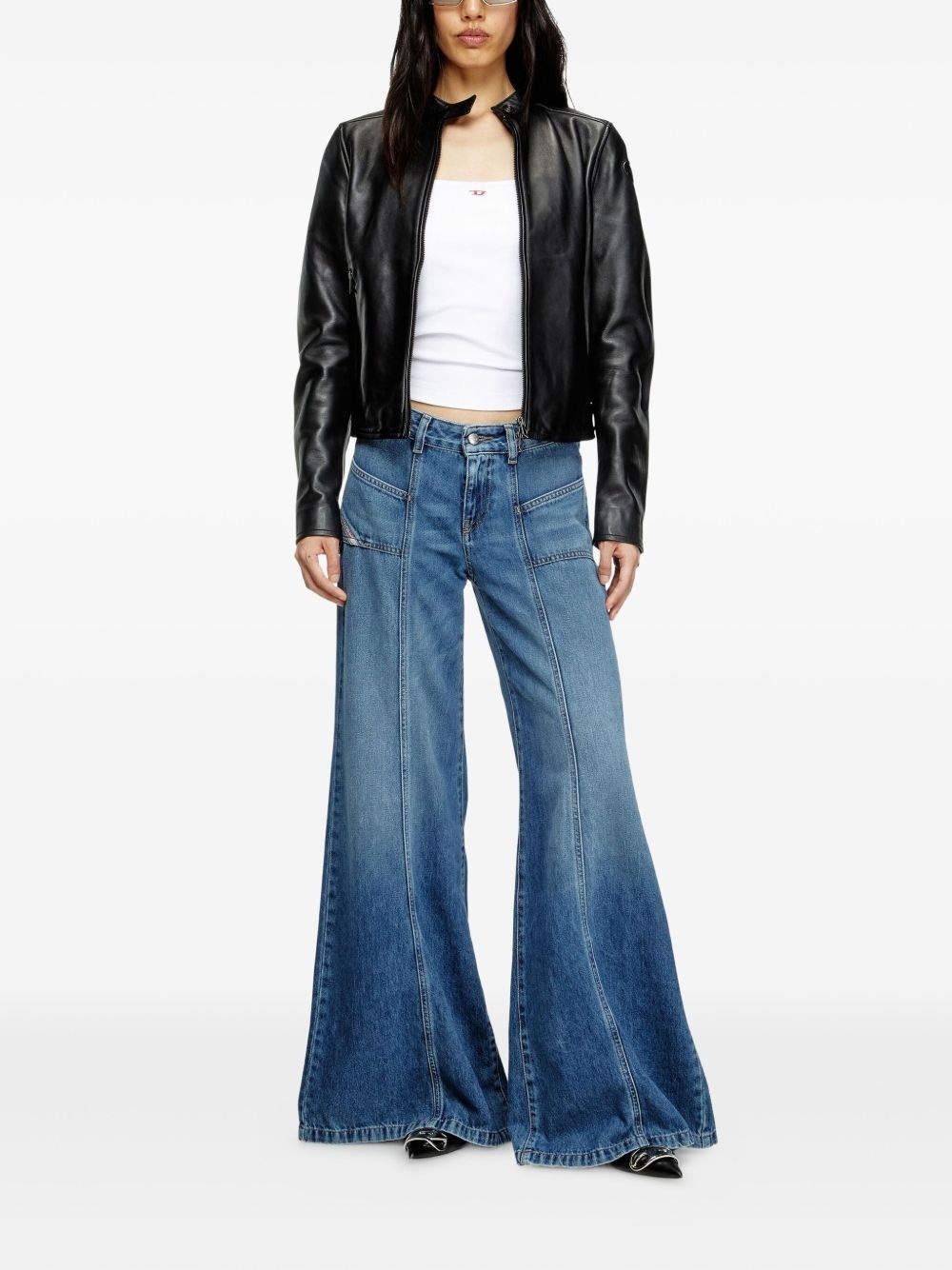 D-Akii wide-leg denim jeans - 2