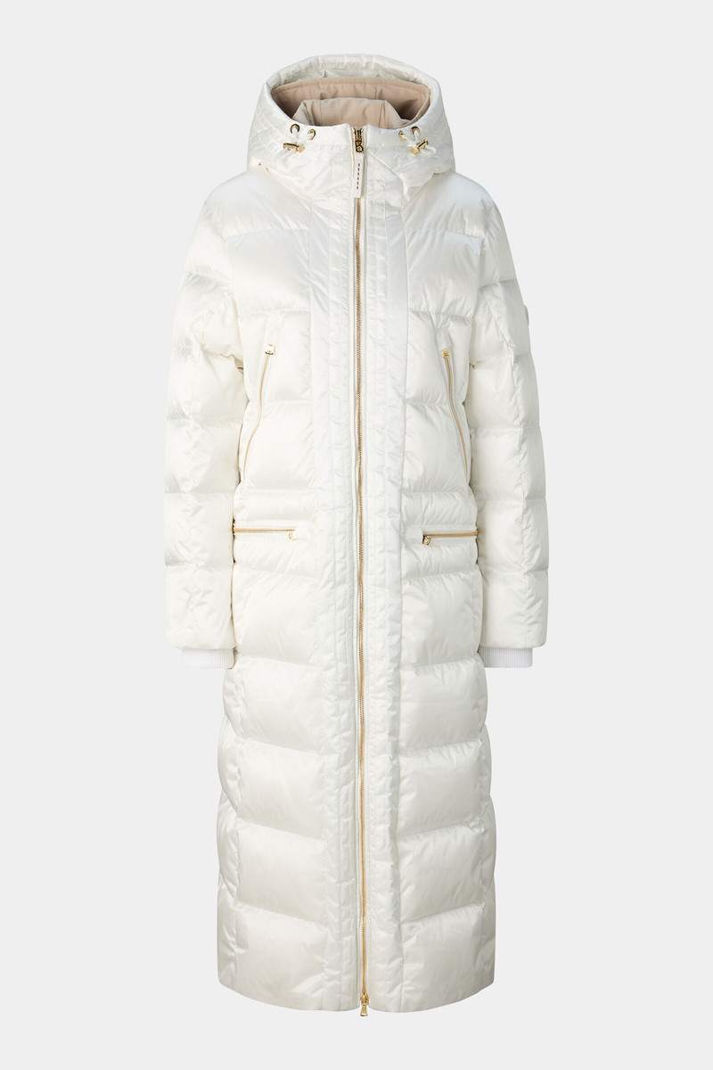Suna Down Coat in Off-White 1