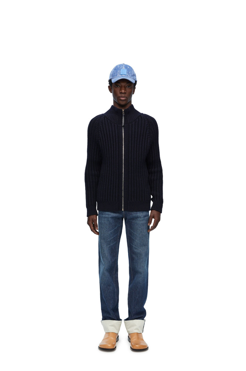 Loewe Zip-up cardigan in wool outlook