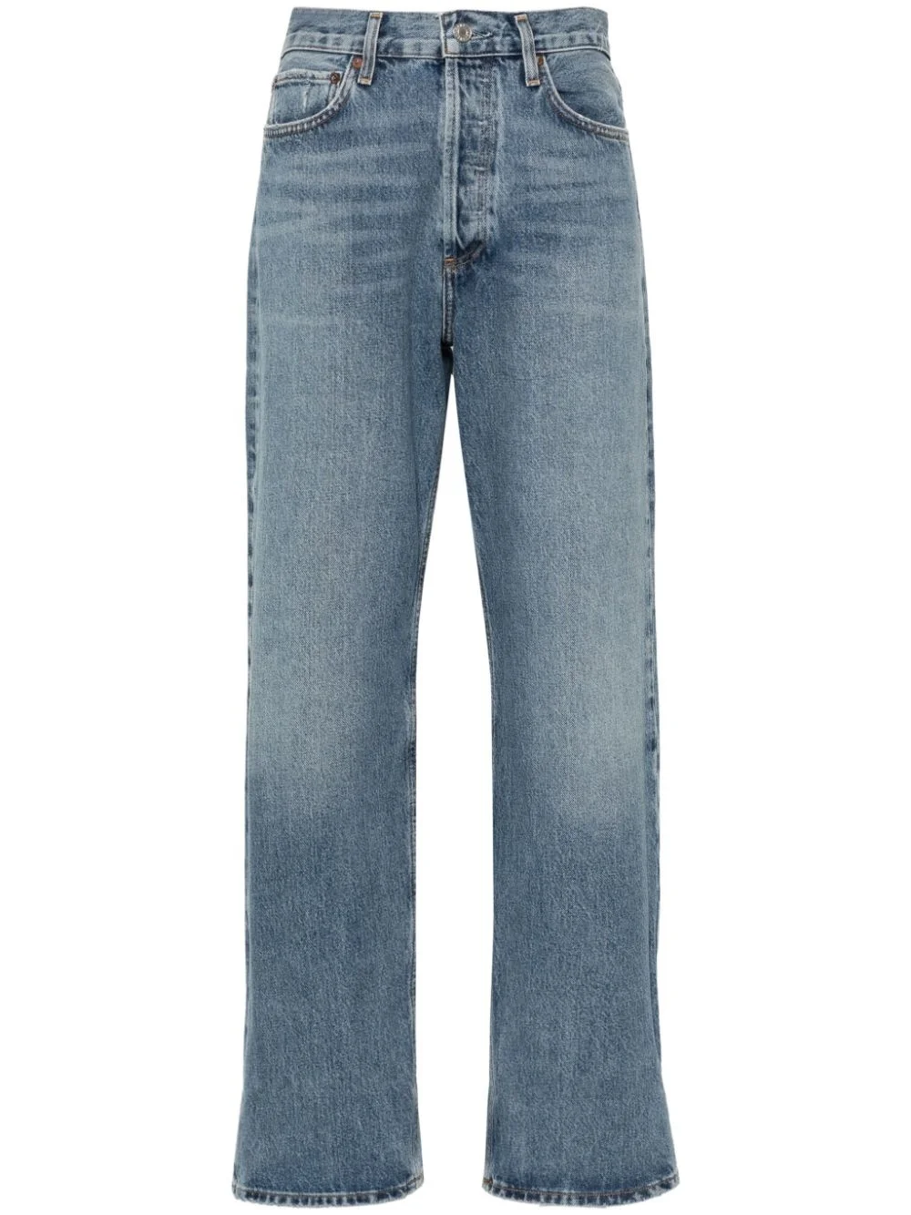Fran mid-rise straight-leg jeans - 1