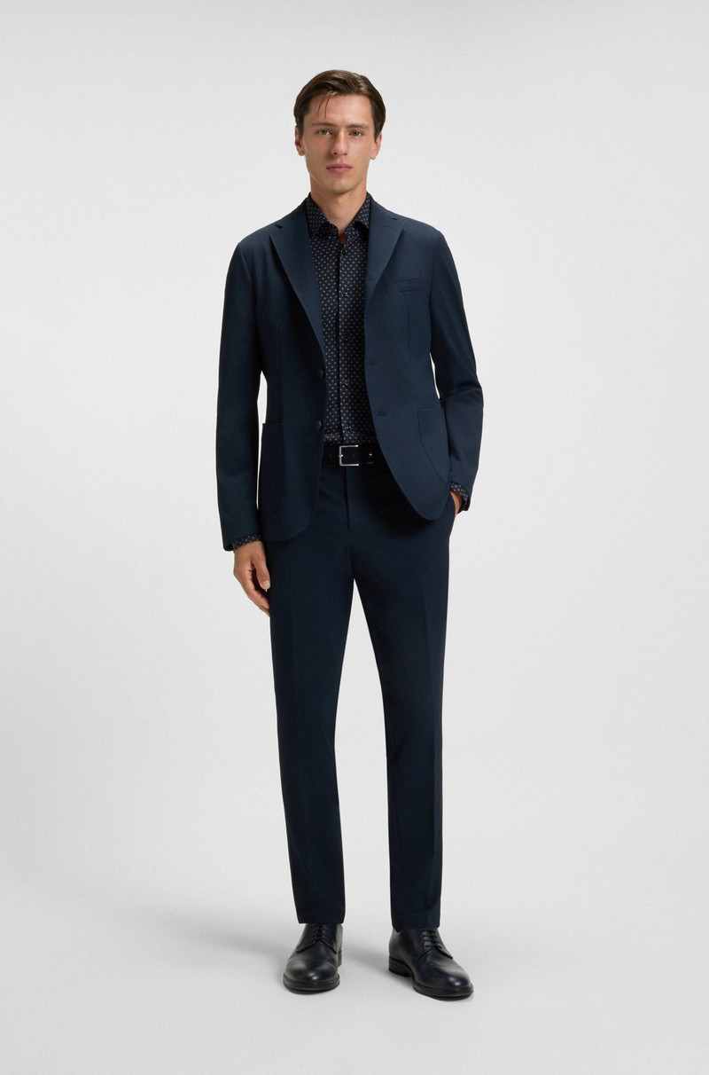 BOSS SLIM-FIT SHIRT IN ITALIAN-MADE PERFORMANCE-STRETCH FABRIC outlook