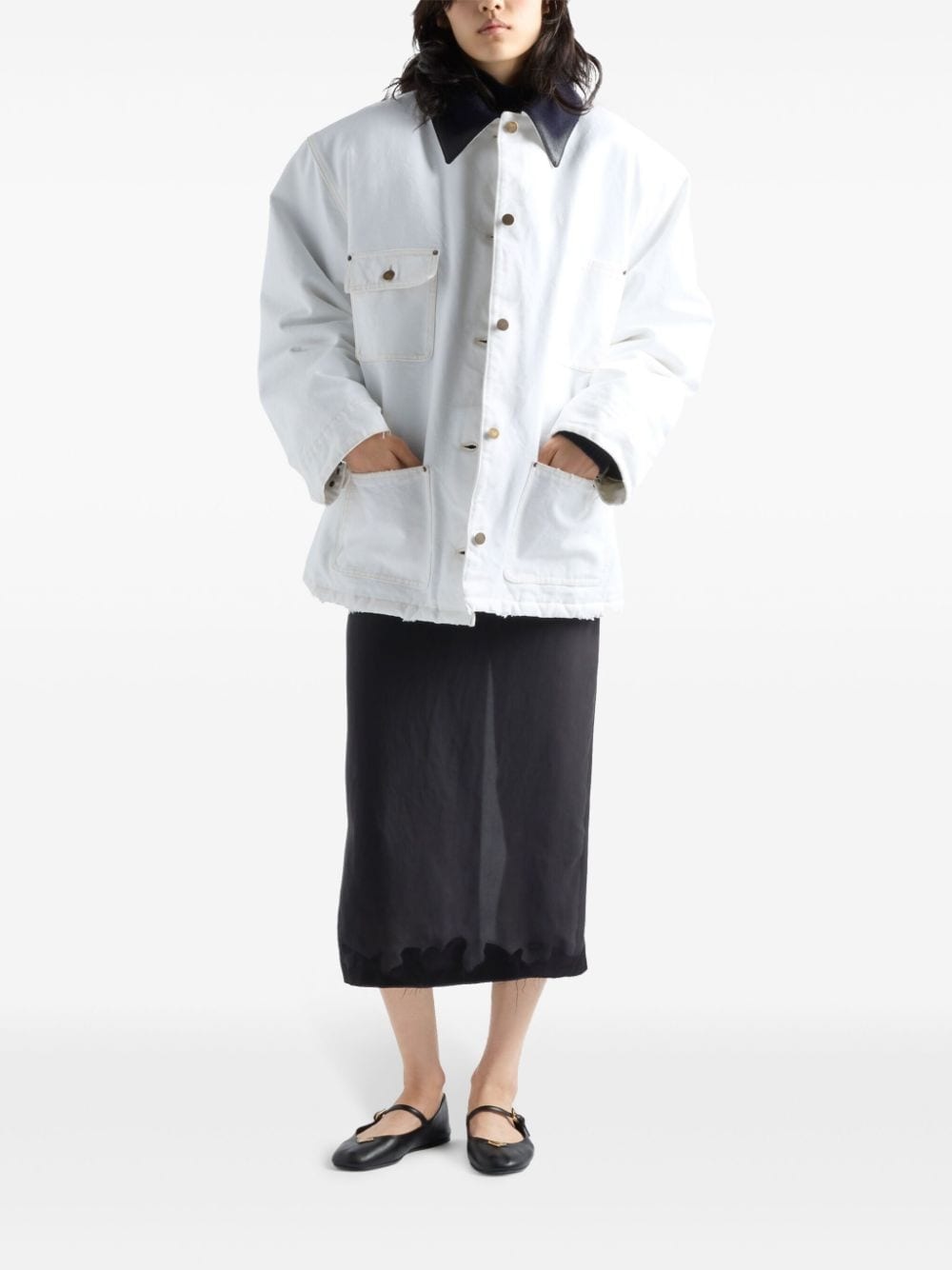 Technical Canvas Blouson jacket - 2
