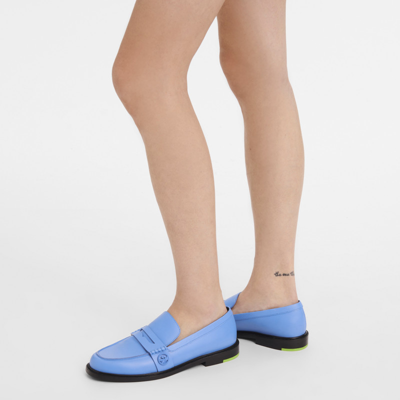 Longchamp Box-trot Loafer Cobalt - Leather outlook