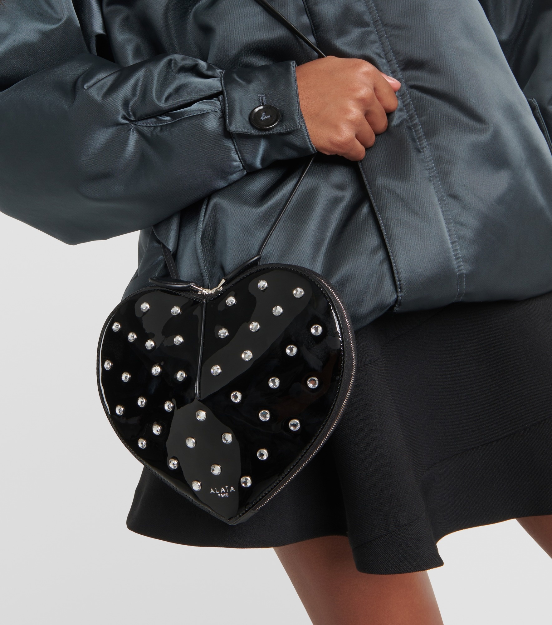 Le Cœur studded leather crossbody bag - 2