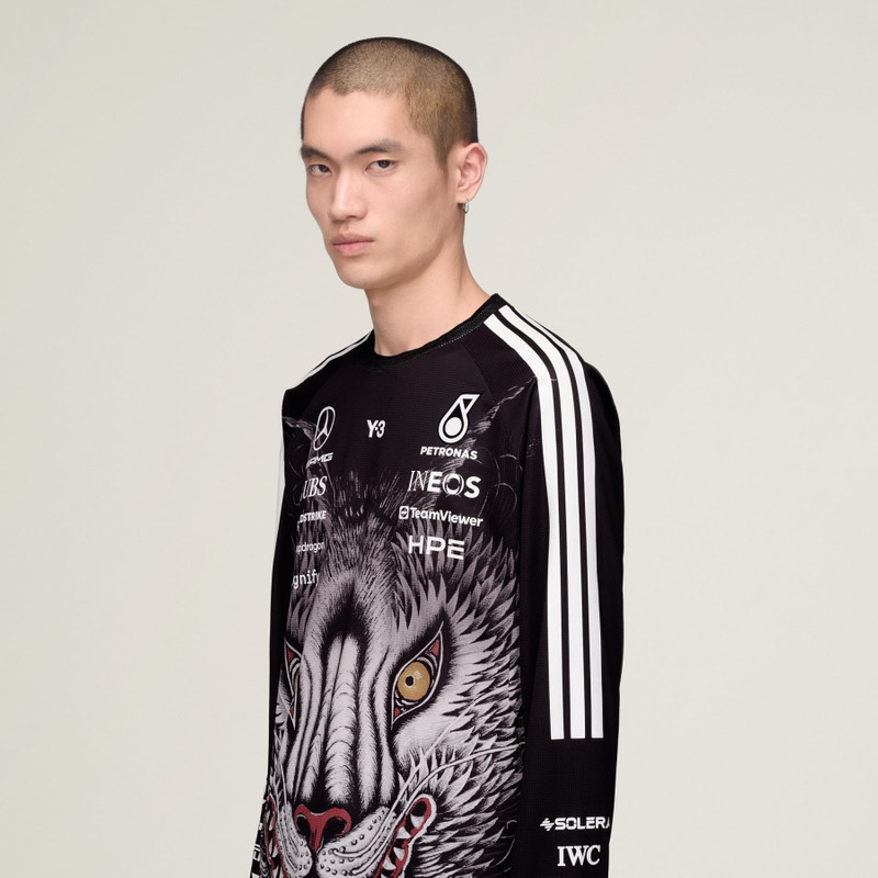 Y-3 MERCEDES DRIVER JERSEY LONG SLEEVE 7
