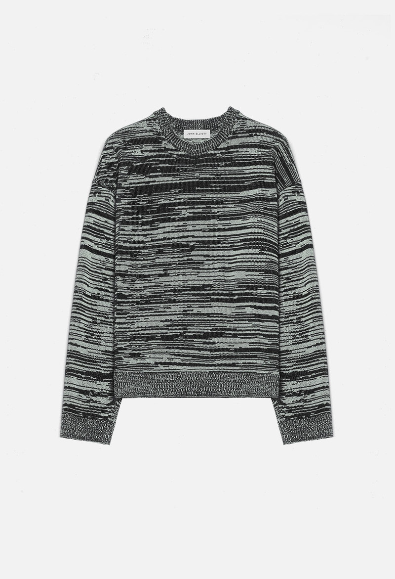 GLITCH KNIT CREW 1