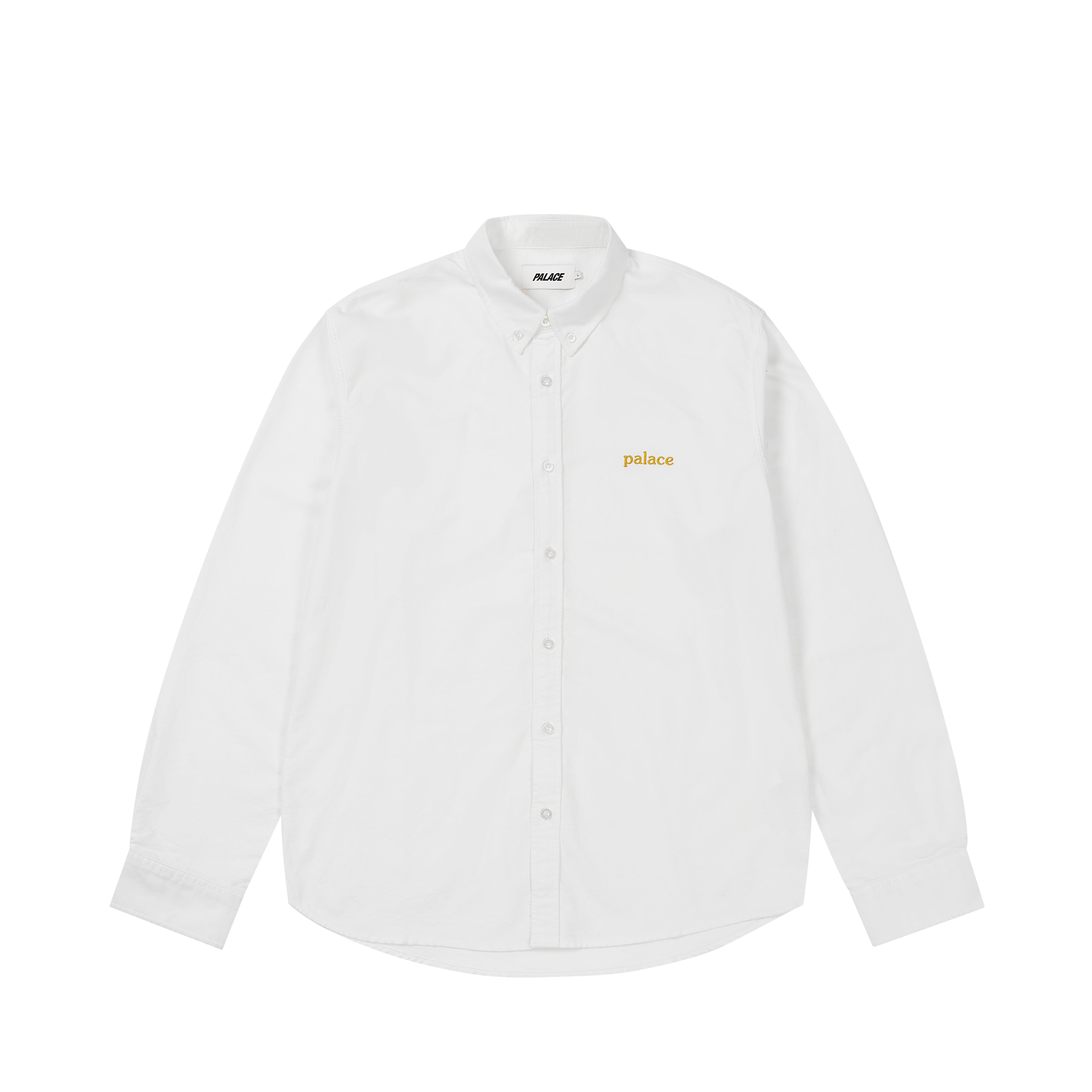 PALACE CLASSIC OXFORD SHIRT WHITE - 1