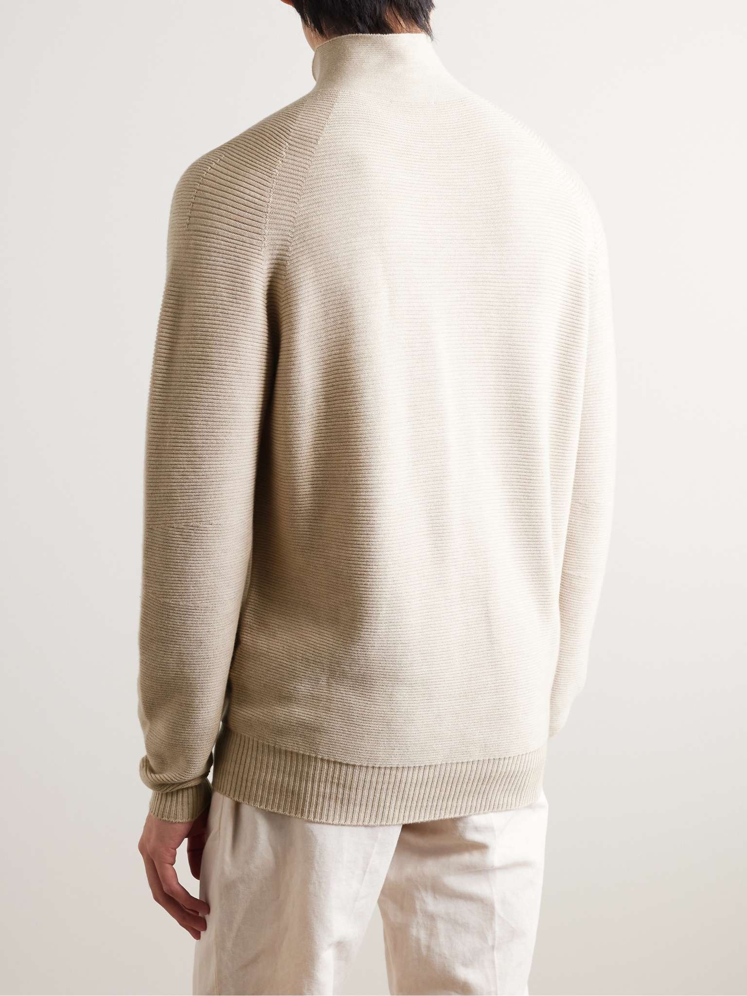 Slim-Fit Virgin Wool-Blend Rollneck Ski Base Layer - 4