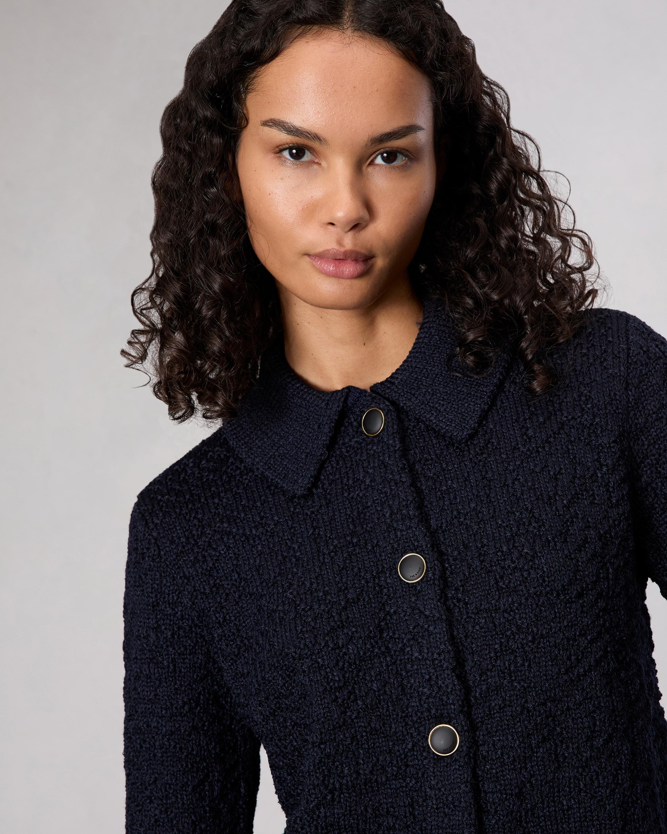 Lecroy Wool-Blend Cardigan - 6