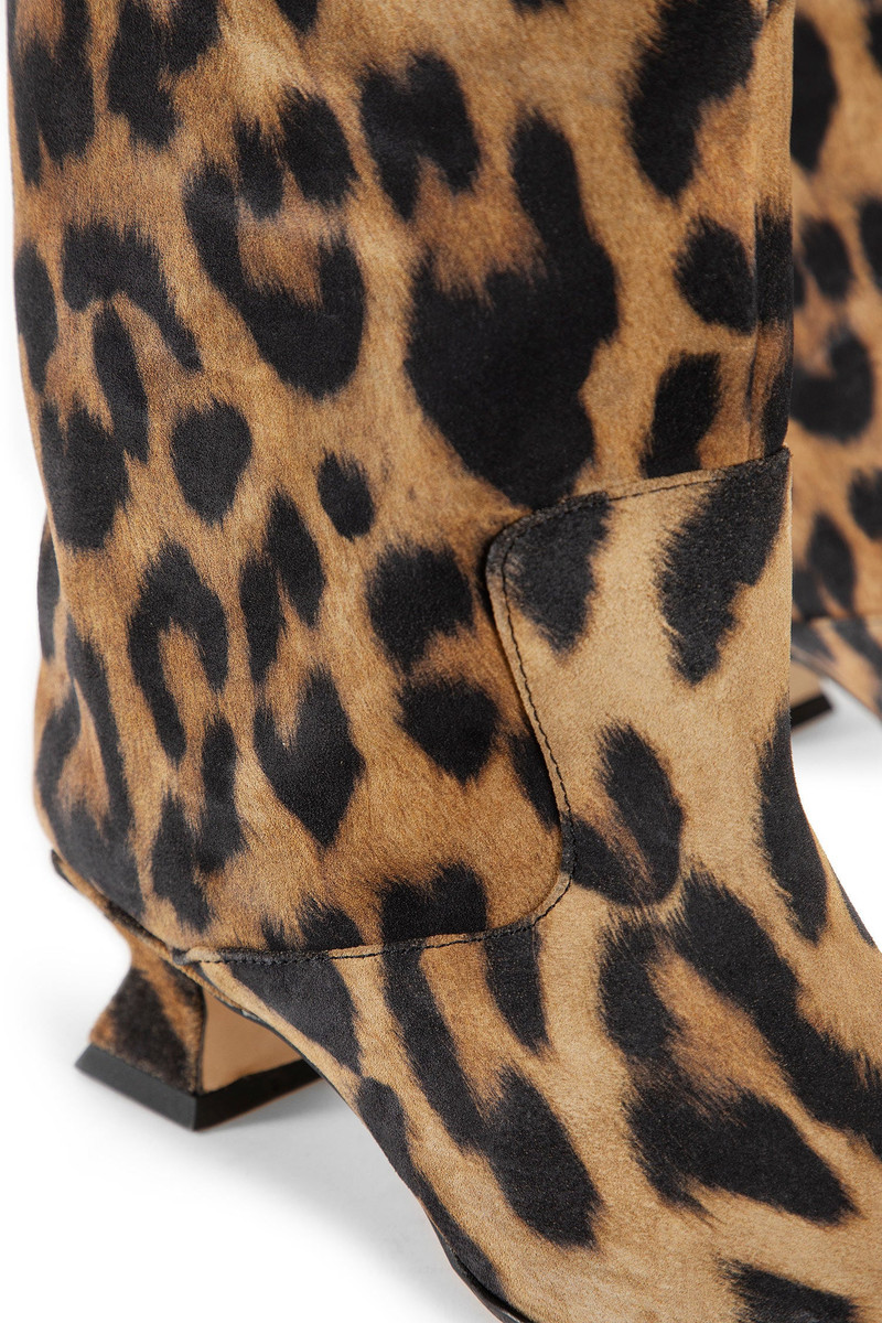 Effie Animal Print Tall Boots 7
