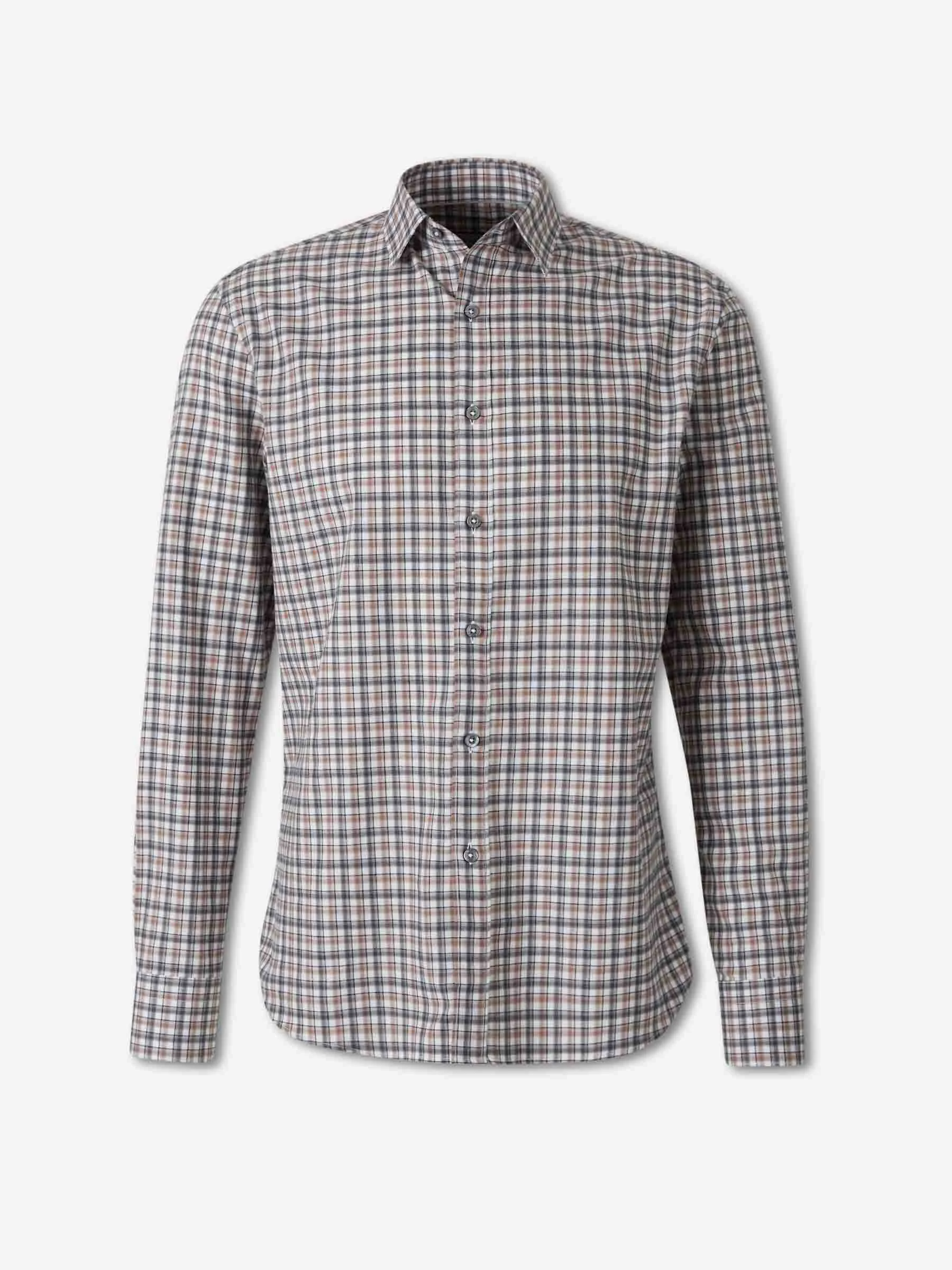 COTTON PLAID SHIRT - 1