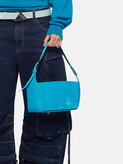 THE ATTICO ''7/7'' TURQUOISE SHOULDER BAG outlook