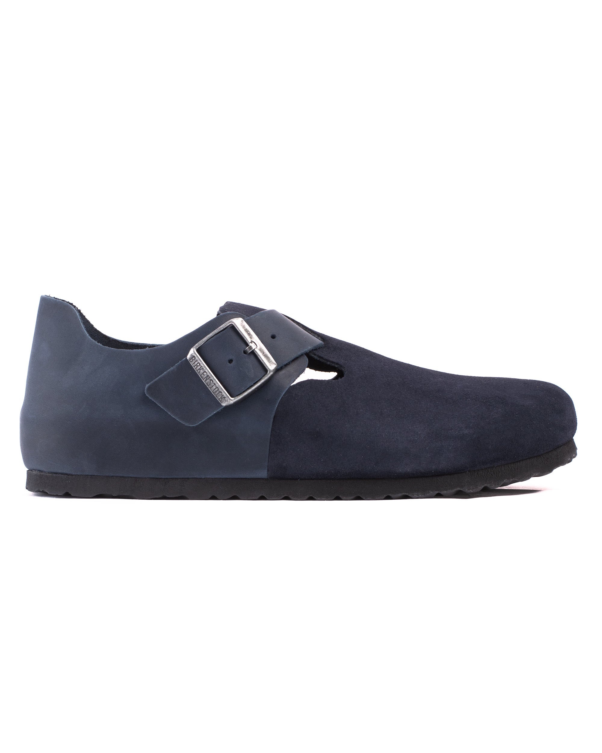 London Oiled Leather Suede Night Blue - 1