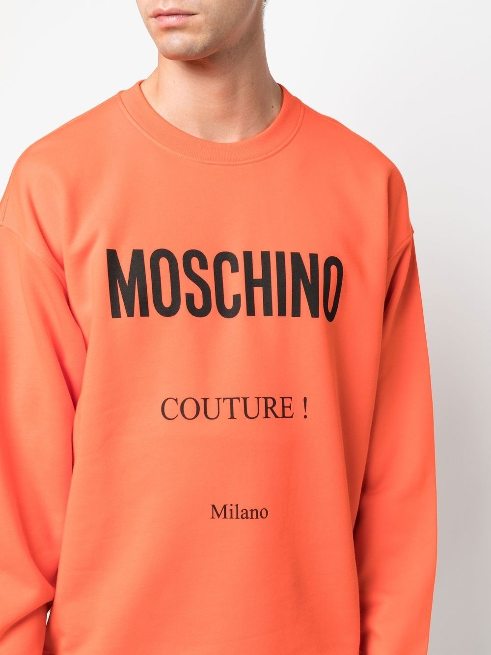 logo-print cotton sweatshirt - 5