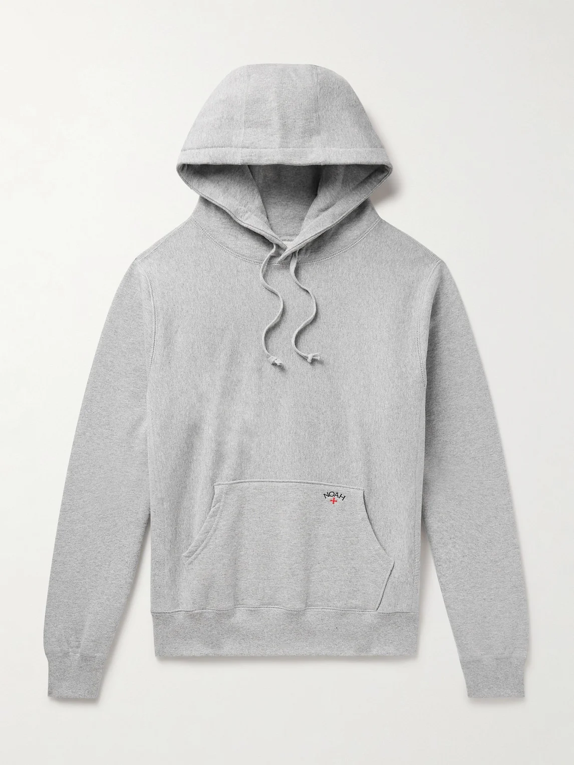 Logo-Embroidered Cotton-Jersey Hoodie - 1