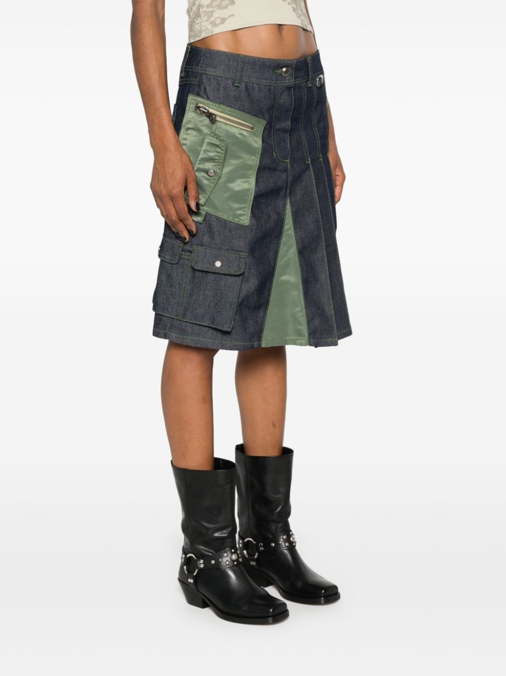 Marta pleated cargo skirt - 3