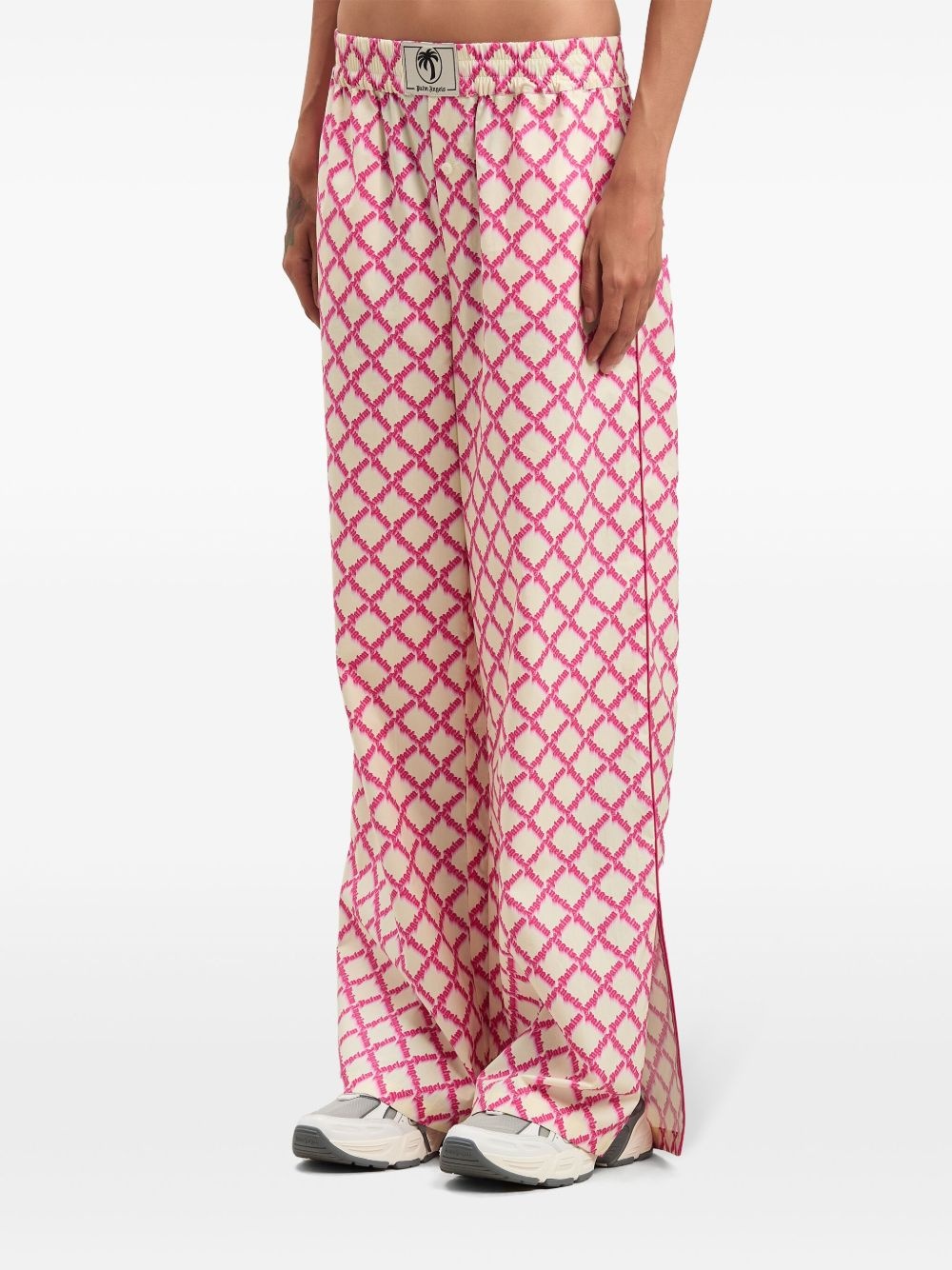 logo split trousers - 4