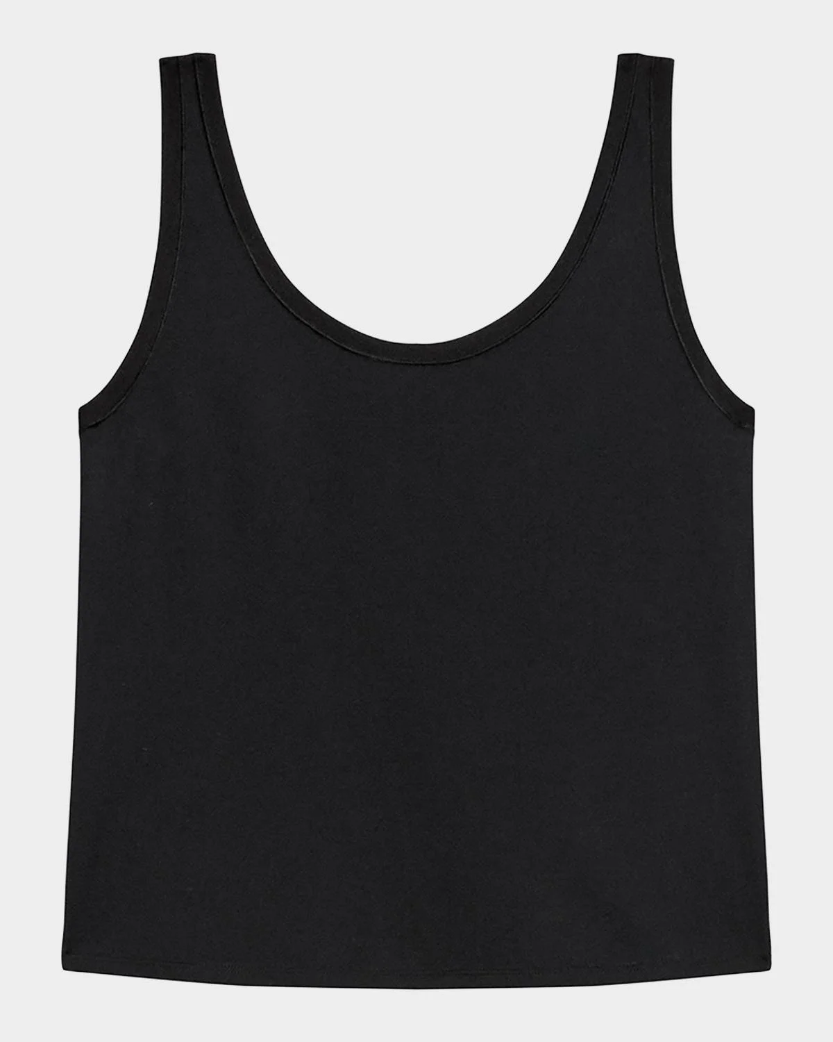 Sweater Trim Tank Top - 1