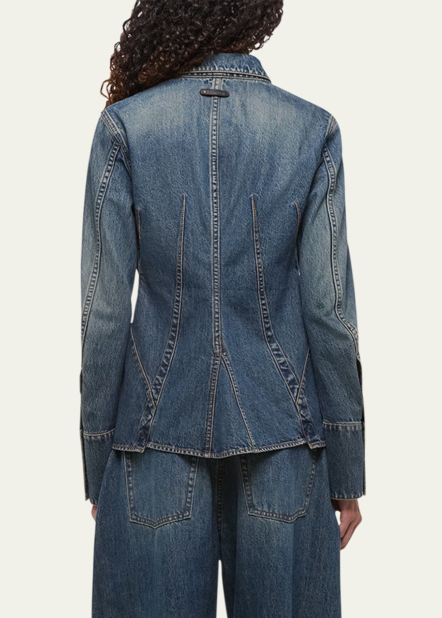 Apex Denim Shirt with Darts - 3