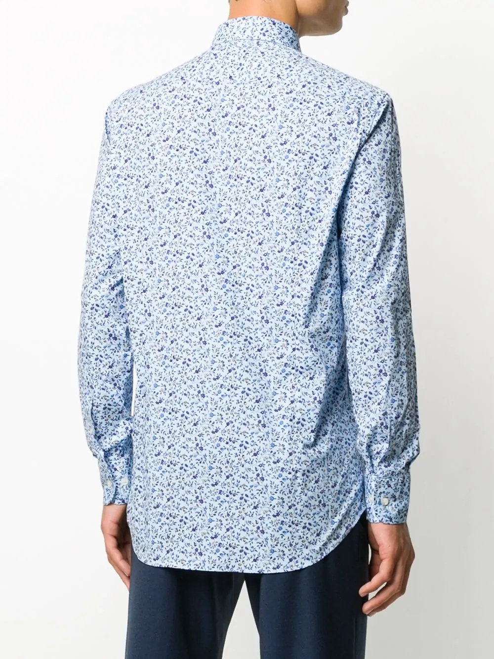 long sleeve floral print shirt - 4