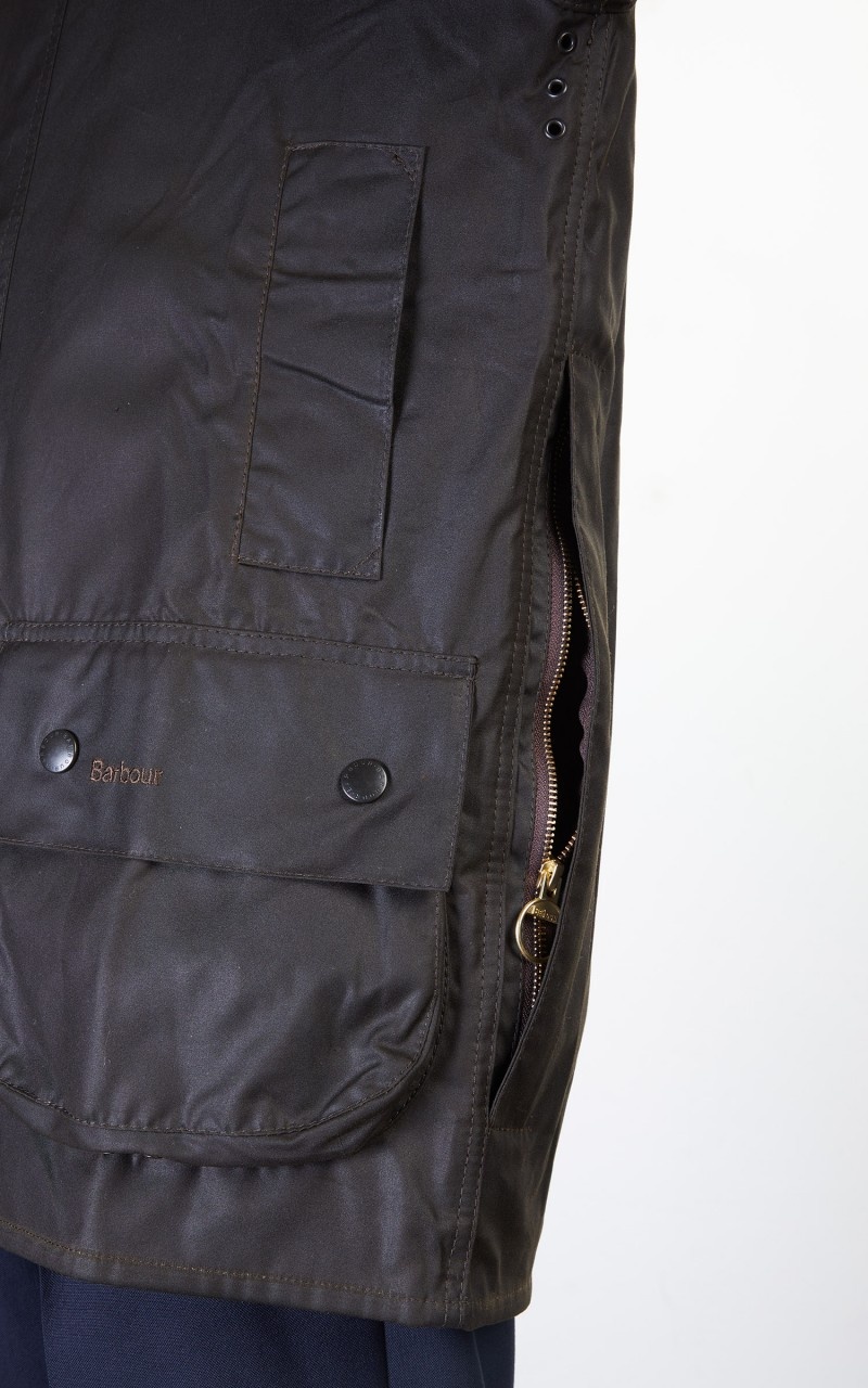 BEAUFORT WAX JACKET OLIVE - 9