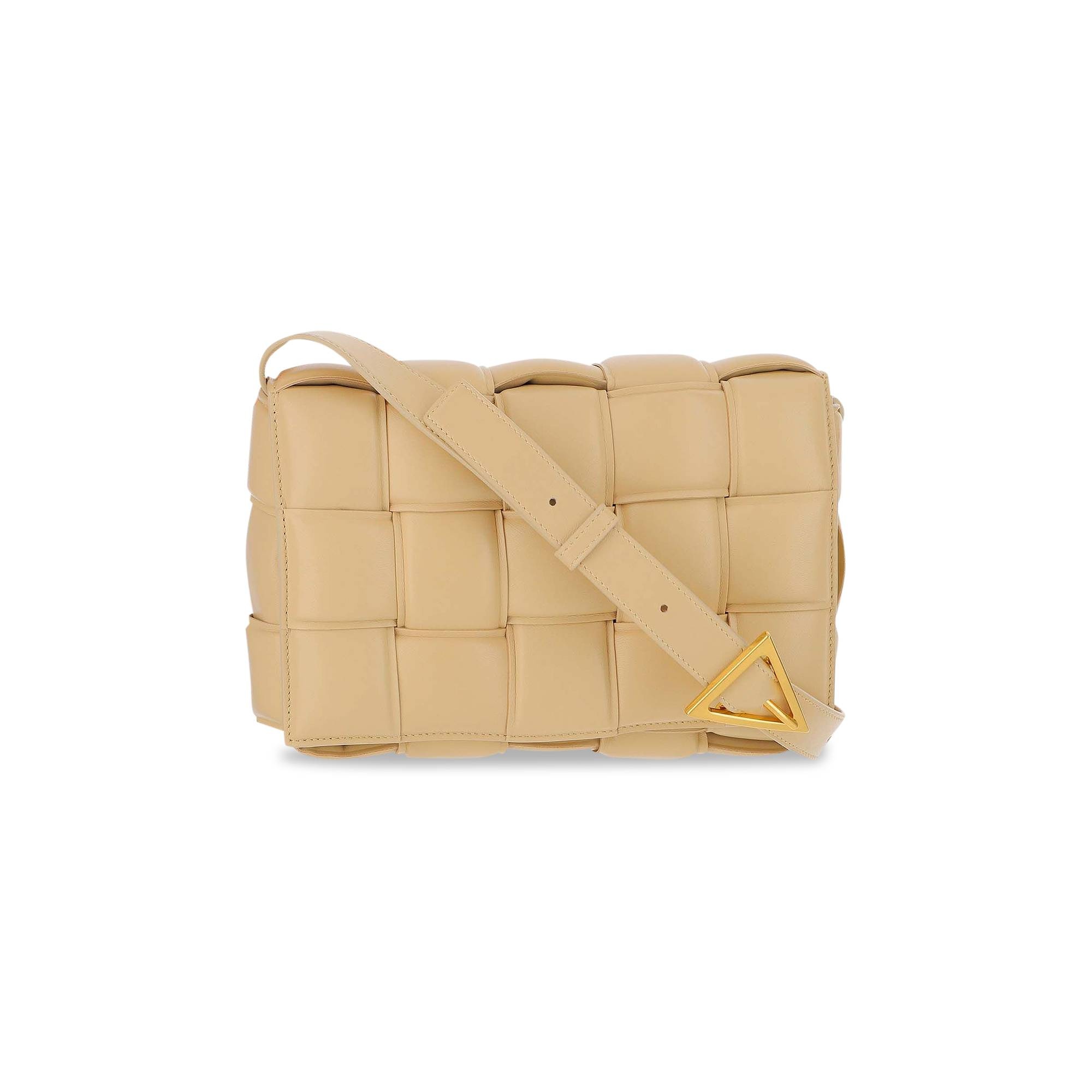 Bottega Veneta Padded Cassette Bag 'Porridge/Gold' - 1