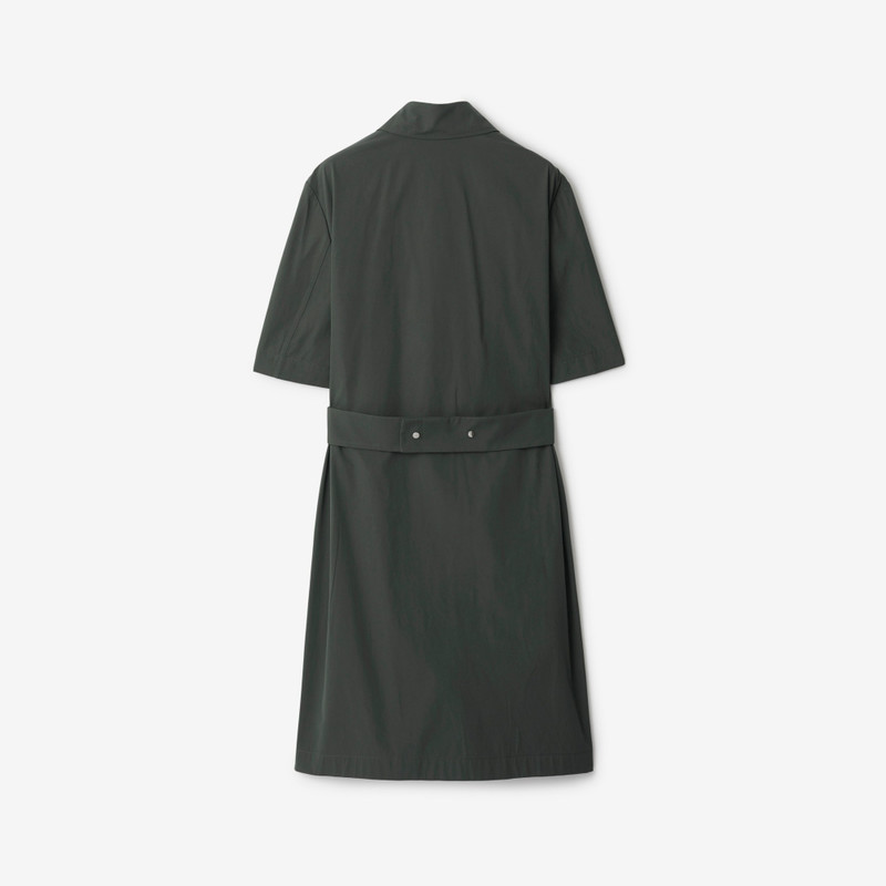 Cotton Blend Shirt Dress 5