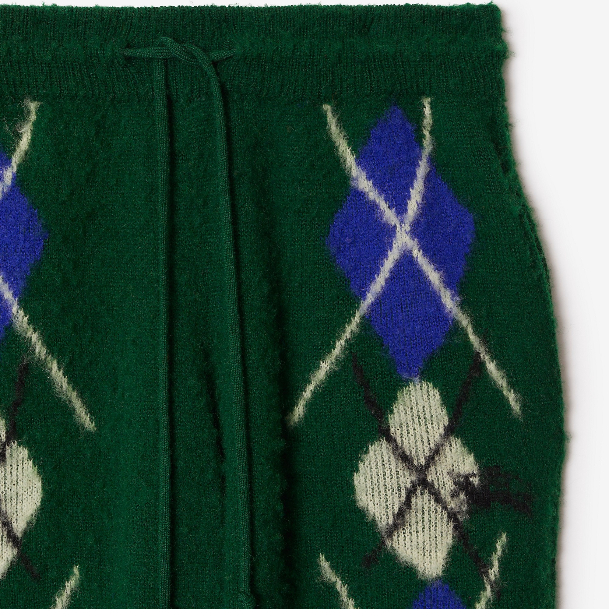 Argyle Wool Jogging Pants - 6