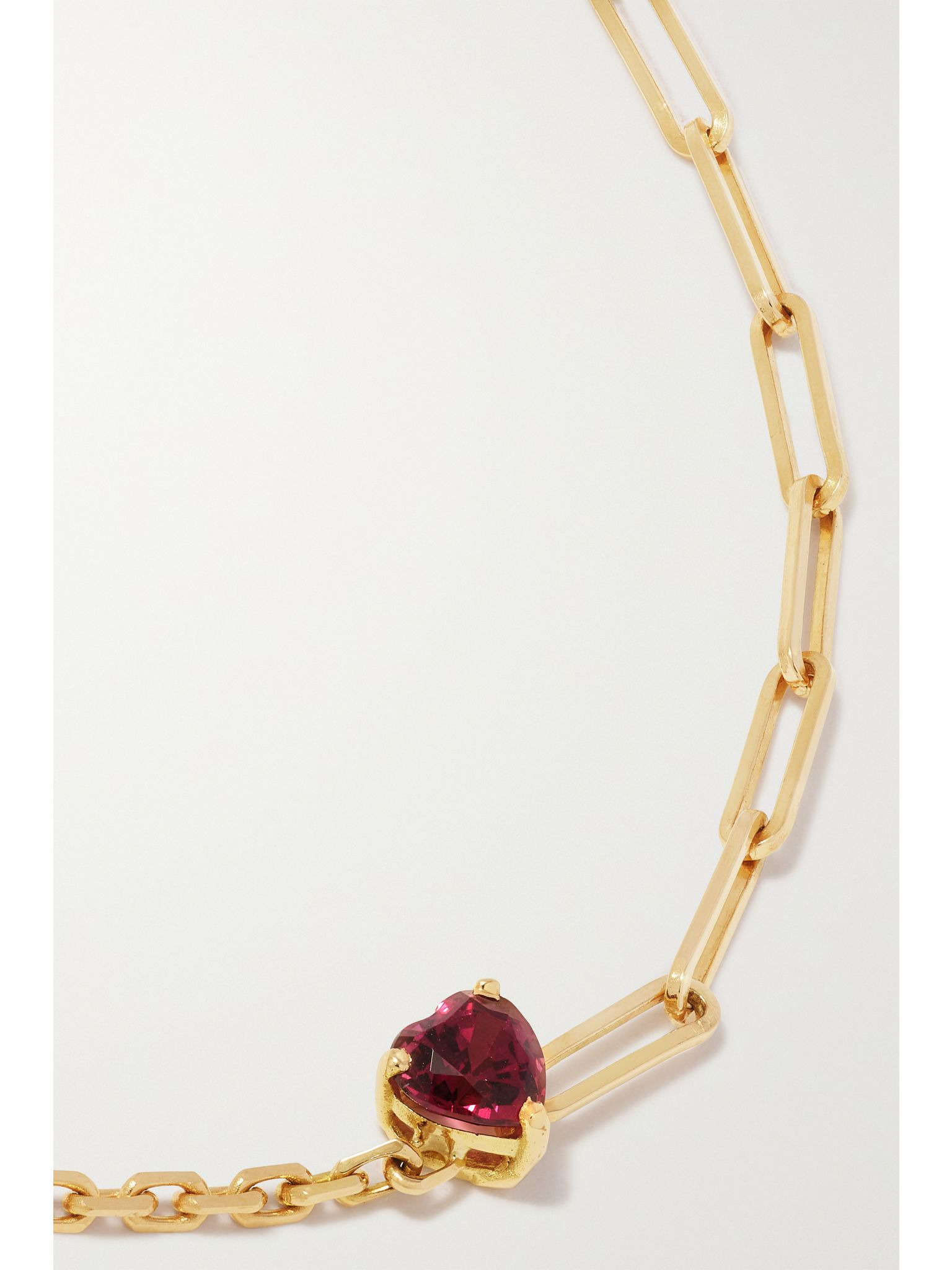 18-karat gold rhodolite bracelet Gold - 4