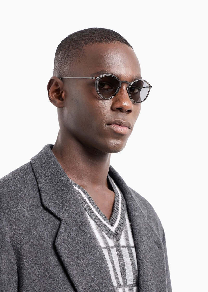 Single-breasted Heritage Line jacket in pure wool fleece 5