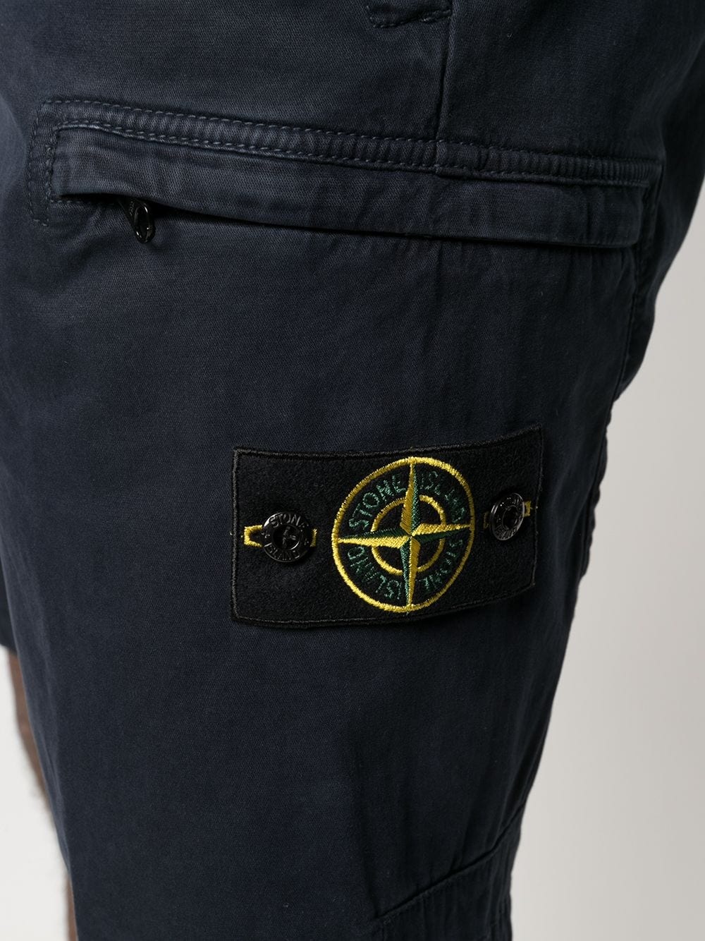 logo-patch cargo shorts - 5