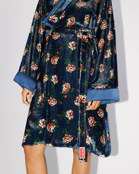 スカート KENZO ' Peonies Kimono sleeve' dress Vintage Kenzo Floral Dress 1980s - Raleigh Vintage